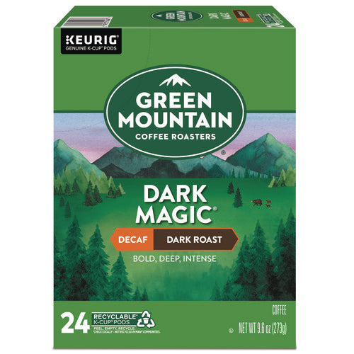 Image of Green Mountain Coffee® Dark Magic Decaf Extra Bold Coffee K-Cups, 24/box