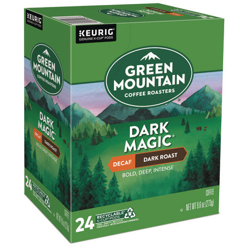 Image of Green Mountain Coffee® Dark Magic Decaf Extra Bold Coffee K-Cups, 24/box