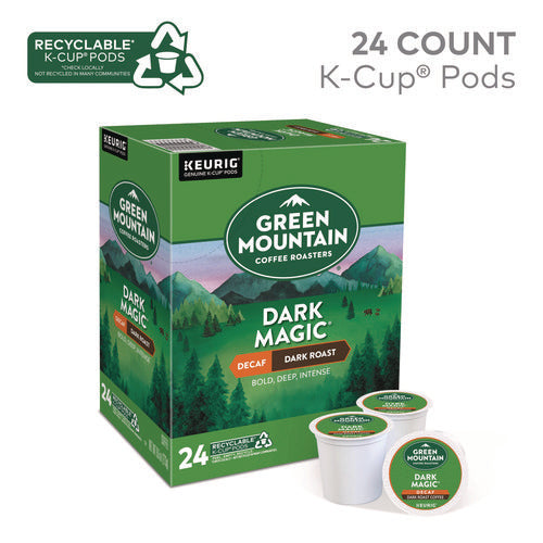 Image of Green Mountain Coffee® Dark Magic Decaf Extra Bold Coffee K-Cups, 24/box
