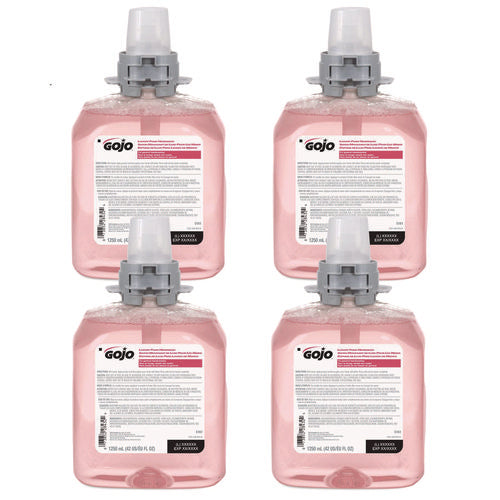Image of GOJO® Luxury Foam Handwash Refill, For FMX-12 Dispenser, Refreshing Cranberry Scent, 1,250 mL, 4/Carton