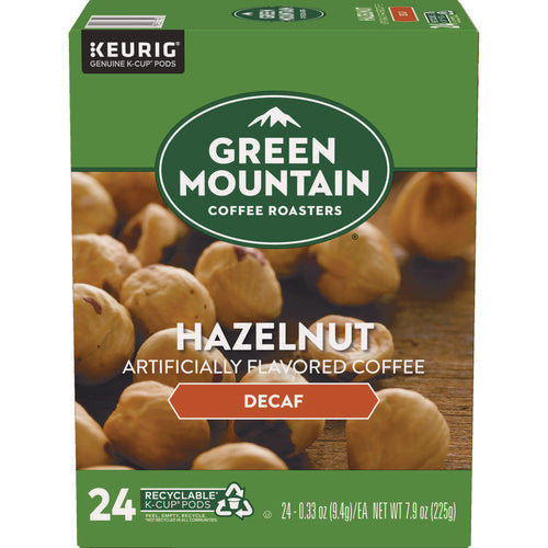 Image of Green Mountain Coffee® Hazelnut Decaf Coffee K-Cups, 24/box