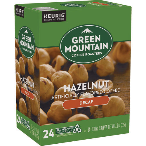 Image of Green Mountain Coffee® Hazelnut Decaf Coffee K-Cups, 24/box