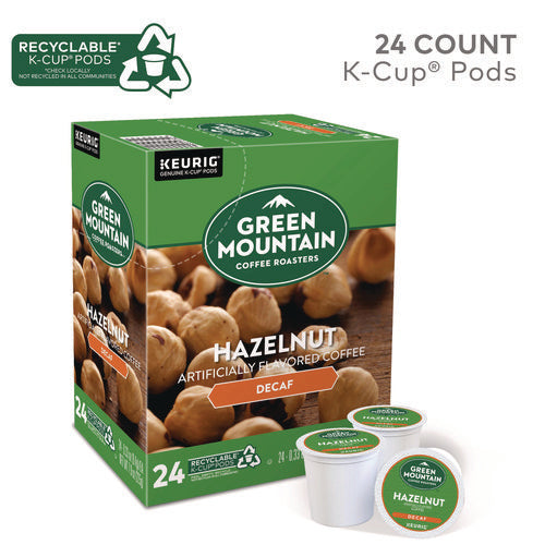 Image of Green Mountain Coffee® Hazelnut Decaf Coffee K-Cups, 24/box