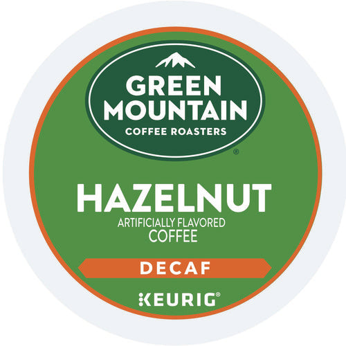 Image of Green Mountain Coffee® Hazelnut Decaf Coffee K-Cups, 96/carton