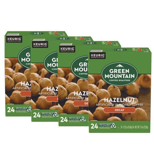 Image of Green Mountain Coffee® Hazelnut Decaf Coffee K-Cups, 96/carton