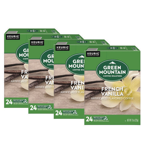Image of Green Mountain Coffee® French Vanilla Coffee K-Cup Pods, 96/carton