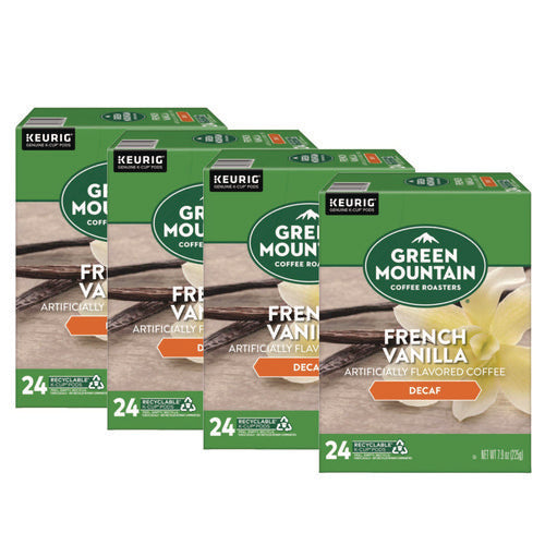 Image of Green Mountain Coffee® French Vanilla Decaf Coffee K-Cups, 96/carton