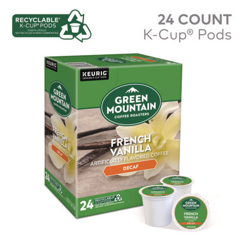 Image of Green Mountain Coffee® French Vanilla Decaf Coffee K-Cups, 96/carton