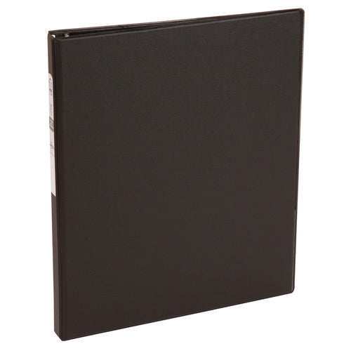 Image of Avery® Economy Non-View Binder With Round Rings, 3 Rings, 0.5" Capacity, 11 X 8.5, Black, (3201)