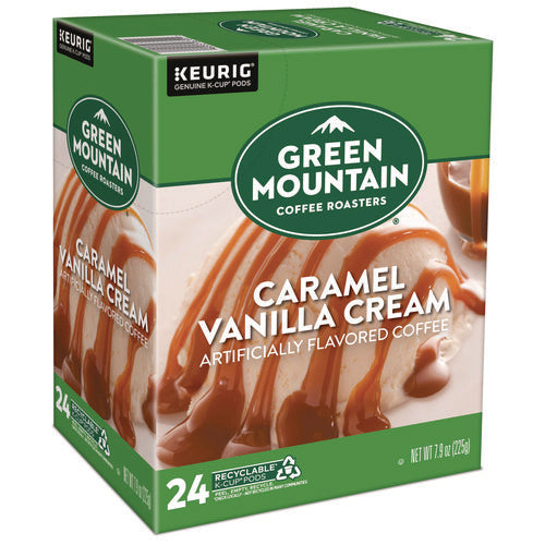 Image of Green Mountain Coffee® Caramel Vanilla Cream Coffee K-Cups, 24/box