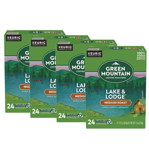 Image of Green Mountain Coffee® Lake And Lodge Coffee K-Cups, Medium Roast, 96/carton