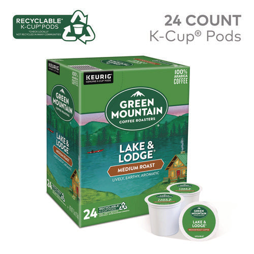 Image of Green Mountain Coffee® Lake And Lodge Coffee K-Cups, Medium Roast, 96/carton
