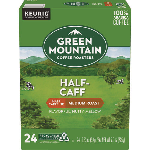Image of Green Mountain Coffee® Half-Caff Coffee K-Cups, 24/box