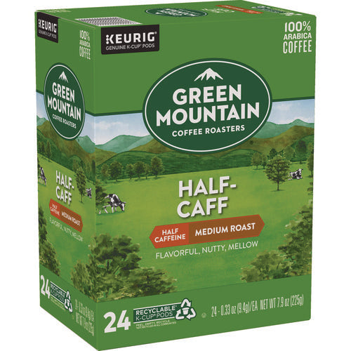 Image of Green Mountain Coffee® Half-Caff Coffee K-Cups, 24/box