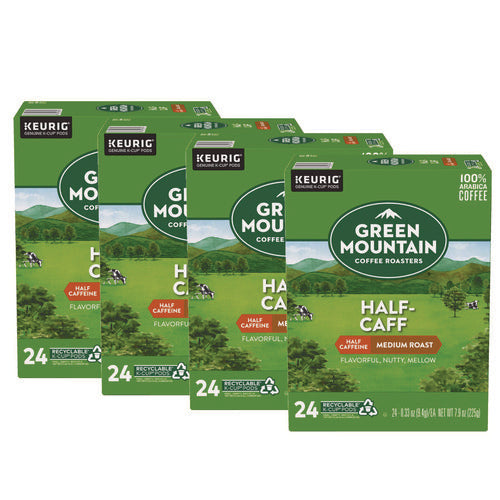 Image of Green Mountain Coffee® Half-Caff Coffee K-Cups, 96/carton