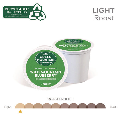 Image of Green Mountain Coffee® Fair Trade Wild Mountain Blueberry Coffee K-Cups, 96/carton