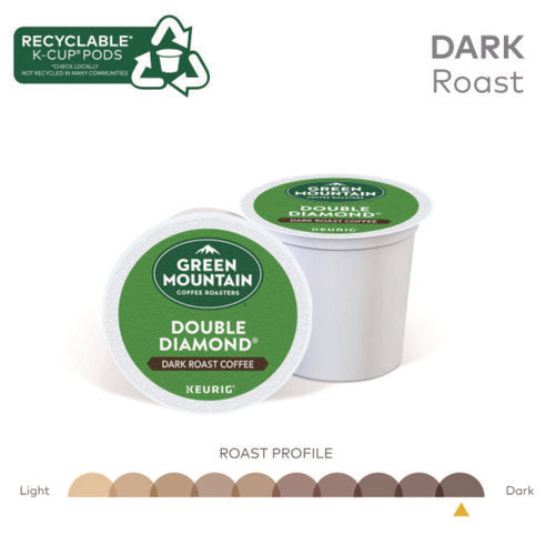 Image of Green Mountain Coffee® Double Black Diamond Extra Bold Coffee K-Cups, 24/box