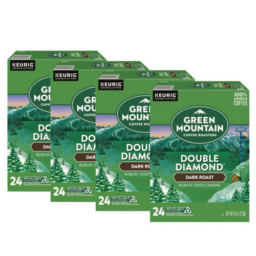 Image of Green Mountain Coffee® Double Black Diamond Extra Bold Coffee K-Cups, 96/carton