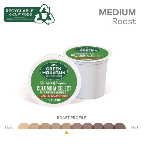 Image of Green Mountain Coffee® Colombian Fair Trade Select Coffee K-Cups, 96/carton