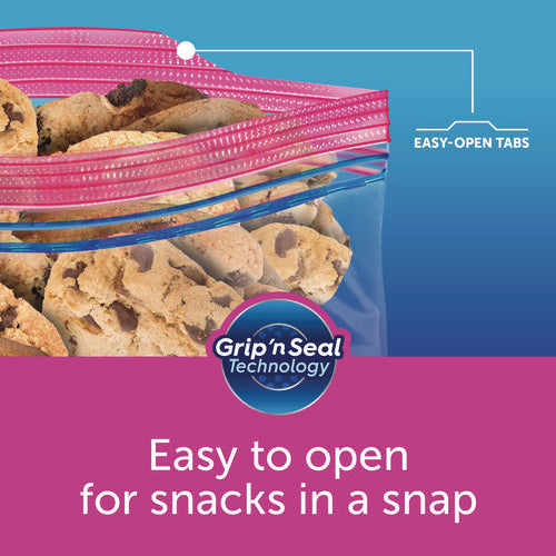 Image of Ziploc® Seal Top Bags, Gallon, 10.75" x 10.56", Clear, 75 Bags/Pack, 2 Packs/Box