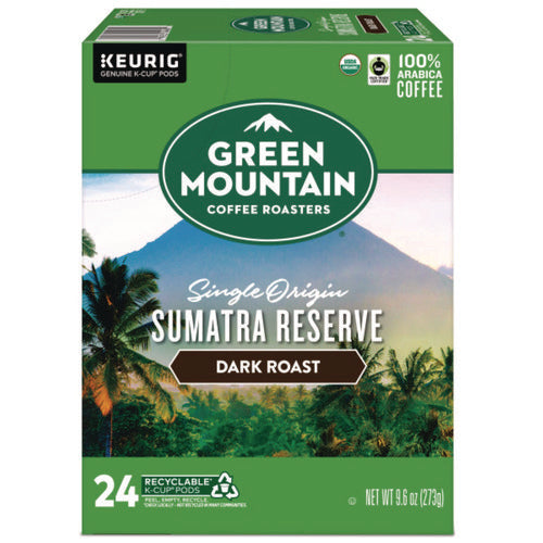 Image of Green Mountain Coffee® Fair Trade Organic Sumatran Extra Bold Coffee K-Cups, 24/box