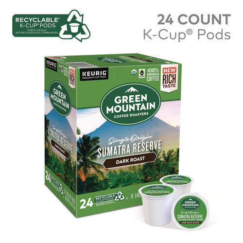 Image of Green Mountain Coffee® Fair Trade Organic Sumatran Extra Bold Coffee K-Cups, 24/box