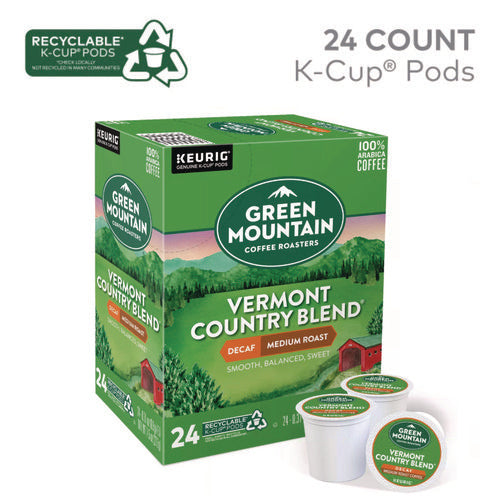 Image of Green Mountain Coffee® Vermont Country Blend Decaf Coffee K-Cups, 96/carton