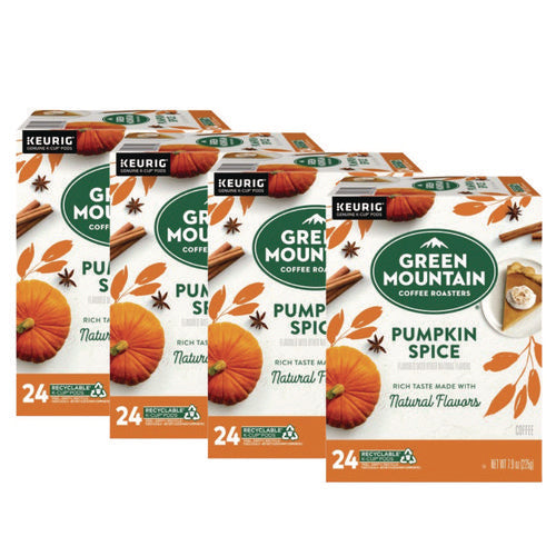 Image of Green Mountain Coffee® Fair Trade Certified Pumpkin Spice Flavored Coffee K-Cups, 96/carton