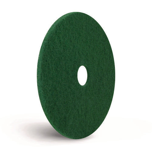 Image of Americo® Scrubbing Pads, 13", Green, 5/Carton