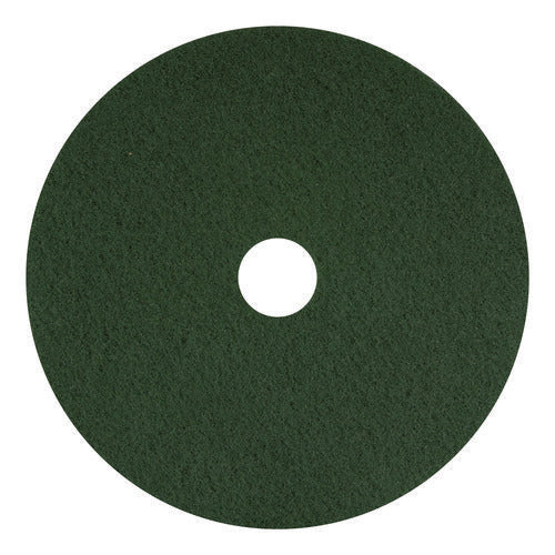 Image of Americo® Scrubbing Pads, 13", Green, 5/Carton