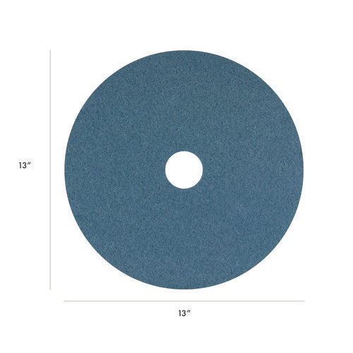 Image of Americo® Blue Cleaner Pad, 13", Blue, 5/Carton