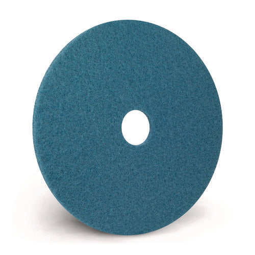 Image of Americo® Blue Cleaner Pad, 13", Blue, 5/Carton