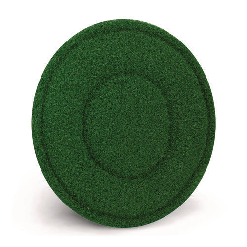 Image of Americo® TurfScrub Brush Floor Pad, 20" Diameter, Green, 4/Carton