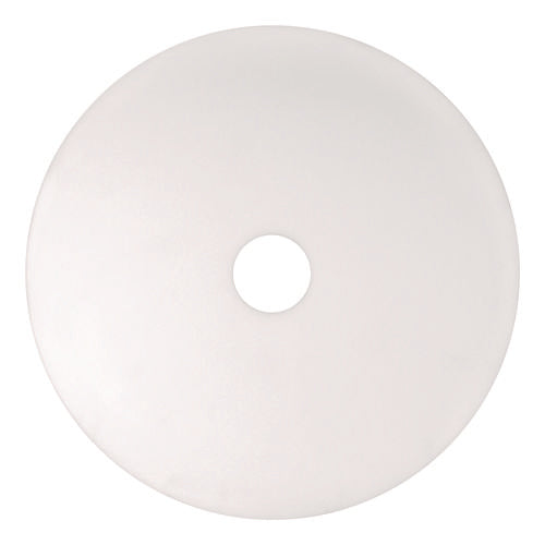 Image of Americo® XTRACT Melamine Floor Pad, 20" Diameter, White/Brown, 5/Carton