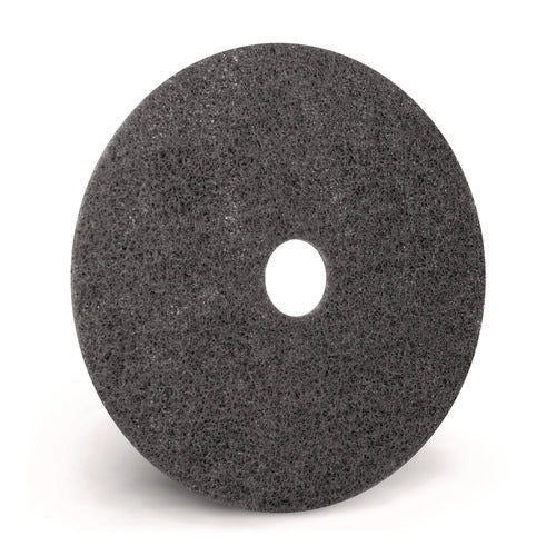 Image of Americo® Titan Stripping Pad, 20" Diameter, Gray, 5/Carton
