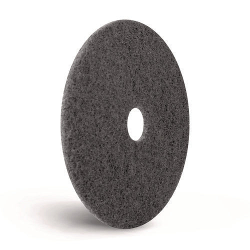Image of Americo® Titan Stripping Pad, 20" Diameter, Gray, 5/Carton