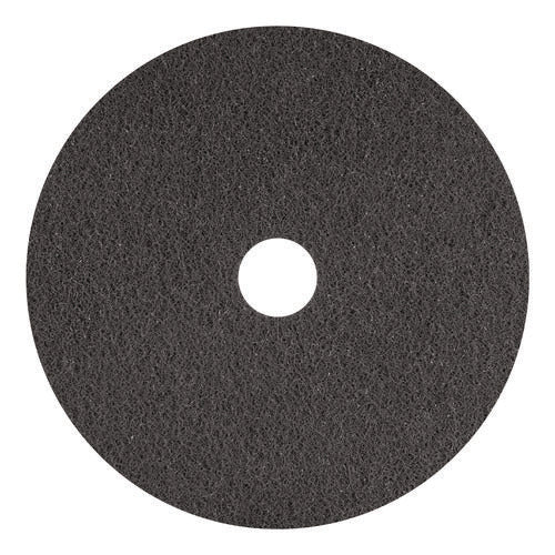 Image of Americo® Titan Stripping Pad, 20" Diameter, Gray, 5/Carton
