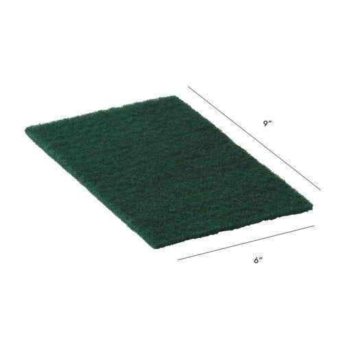Image of Americo® 90-96 Medium Duty Hand Cleaning Pad, 6 x 9, Green, 20/Carton