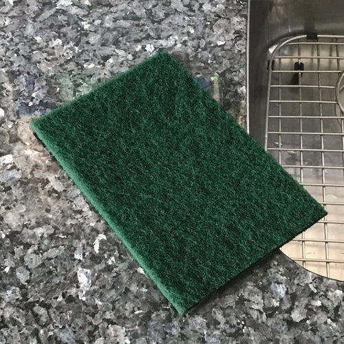 Image of Americo® 90-96 Medium Duty Hand Cleaning Pad, 6 x 9, Green, 20/Carton