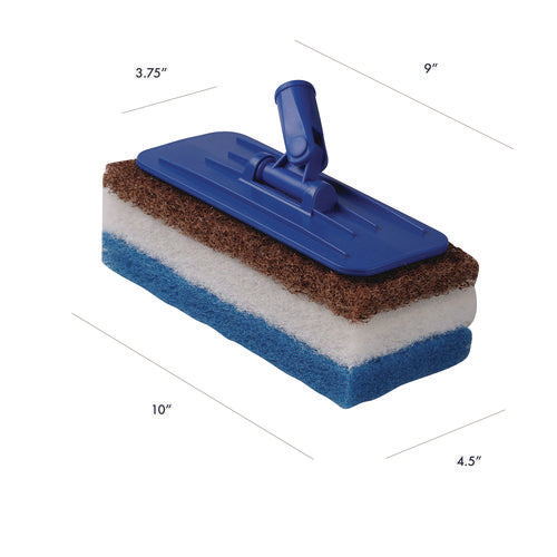Image of Americo® Octopus Threaded Holder Kit, 9" x 3.75", Royal Blue, 4/Carton