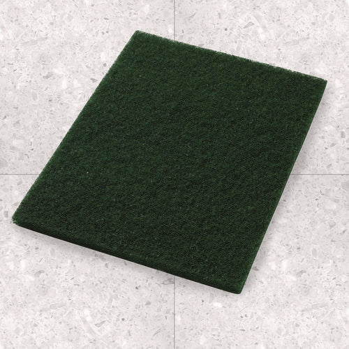Image of Americo® Scrubbing Pads, 14 x 28, Green, 5/Carton