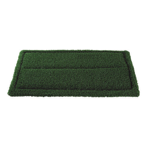 Image of Americo® TurfScrub Brush Floor Pad, 14 x 20, Green, 4/Carton