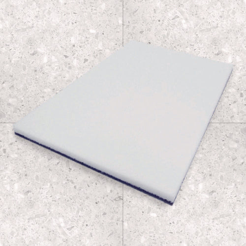 Image of Americo® XTRACT Melamine Floor Pad, 14 x 20, White/Brown, 5/Carton