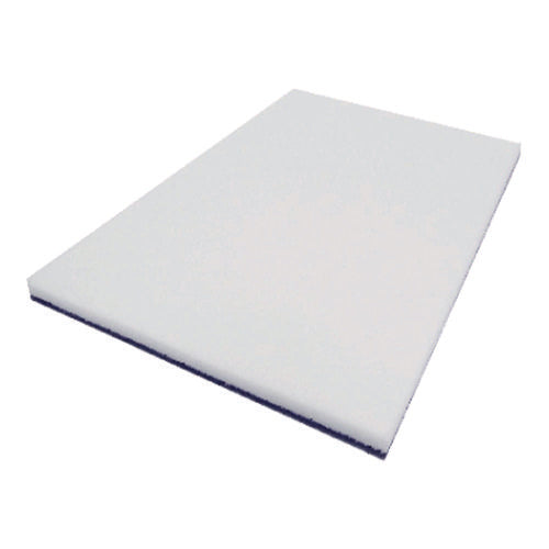 Image of Americo® XTRACT Melamine Floor Pad, 14 x 20, White/Brown, 5/Carton