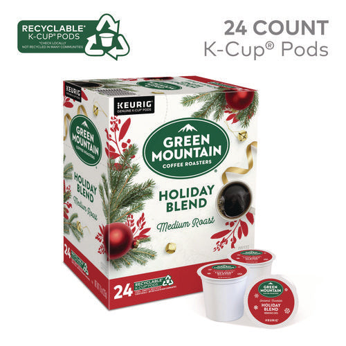 Image of Green Mountain Coffee® Holiday Blend K-Cups, Medium Roast, 96/carton