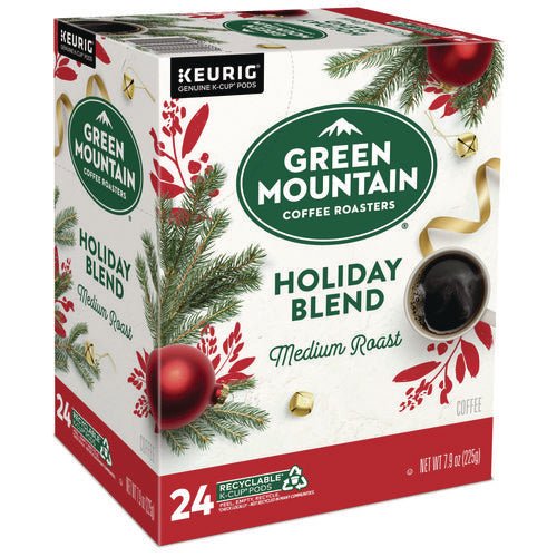 Image of Green Mountain Coffee® Holiday Blend K-Cups, Medium Roast, 96/carton