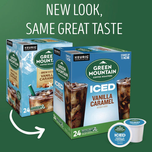 Image of Green Mountain Coffee® Vanilla Caramel Brew Over Ice Coffee K-Cups, 24/box