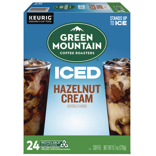 Image of Green Mountain Coffee® Hazelnut Cream Brew Over Ice Coffee K-Cups, 24/box