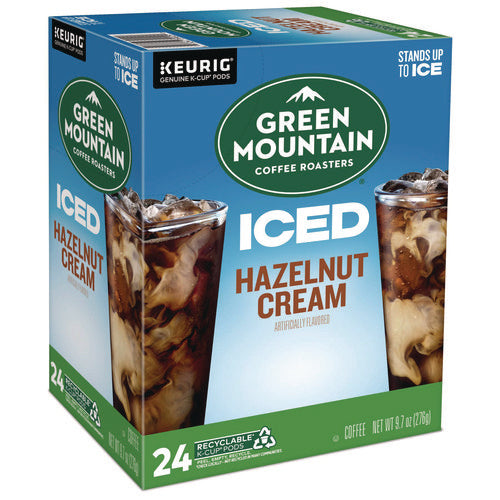 Image of Green Mountain Coffee® Hazelnut Cream Brew Over Ice Coffee K-Cups, 24/box