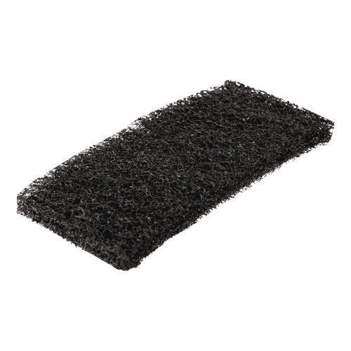 Image of Americo® Octopus Heavy Duty Cleaning Pad, 6 x 9, Black, 5 Pads/Bag, 4 Bags/Carton